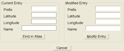 Fig.19. Modificación de registros en el atlas