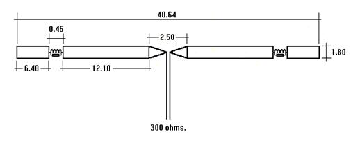 Two Wire Broadband HF Dipole